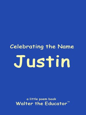 cover image of Celebrating the Name Justin